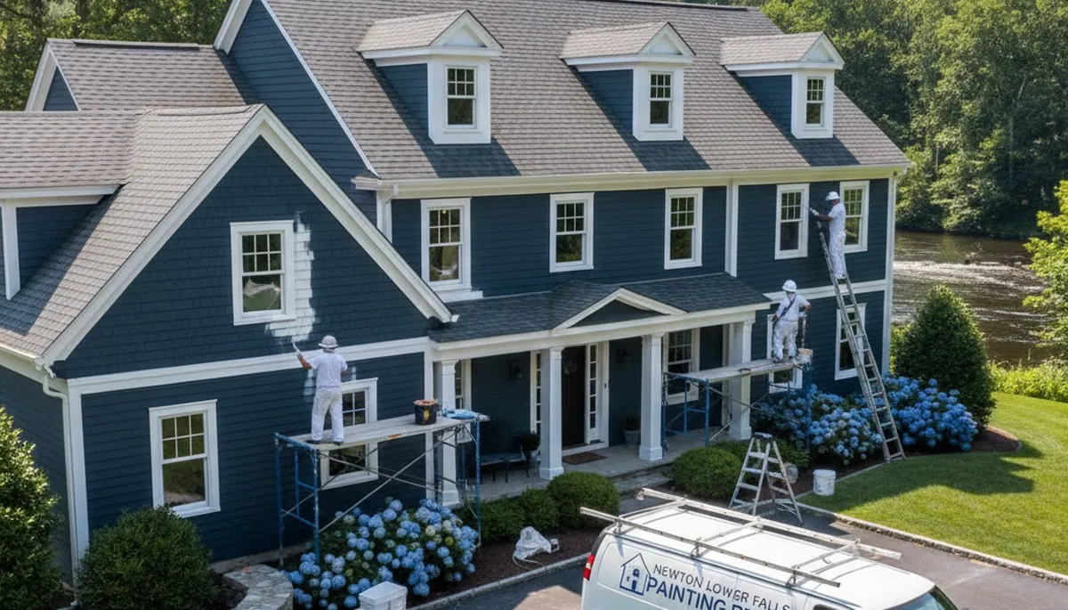 Professional house painting services in Wellesley, MA by PaintersWellesleyMA.com
