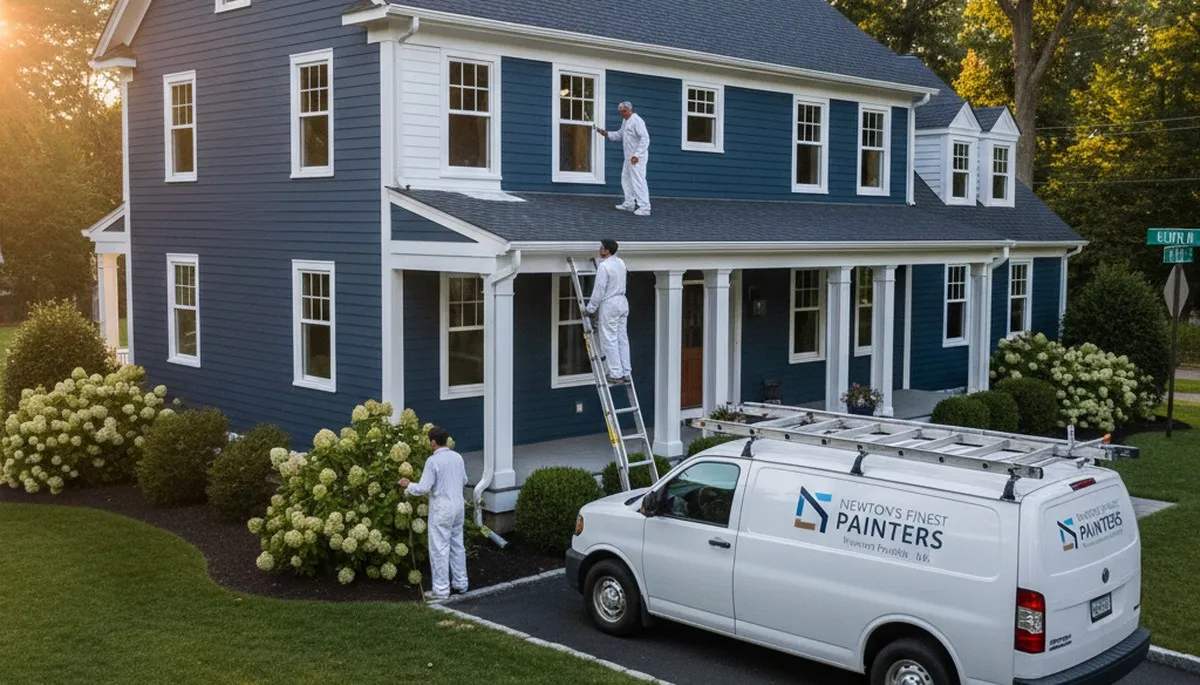 Professional house painting service in Wellesley, MA for interior and exterior homes