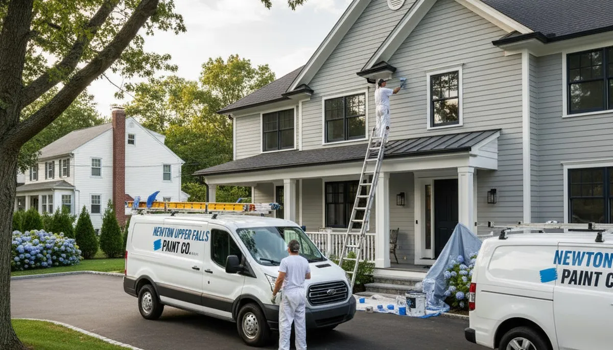 House painting services in Wellesley, MA for residential exterior and interior painting projects